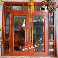 Cửa Thép Vân Gỗ 2-4 cánh Kính Việt Thái Door