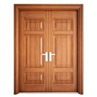 Cửa thép vân gỗ 2 cánh MS6023