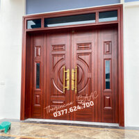 Cửa Thép vân gỗ 4 cánh Việt Thái Door