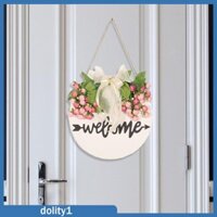 Cửa Trước Treo Biển Hiệu Trang Trí Vòng Hoa Chào Mừng Cho Gia Đình Ngày Lễ Sân Hiên Nhà