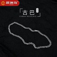 Cuba Dây Xích Vòng Cổ Nam Hợp Thời Trang Hip-Hop Nữ Xương Đòn Dây Xích Phù Hợp Với Phụ Kiện Đơn Giản Sinh Nhật Hoa Mưa