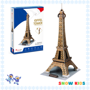 Bộ xếp hình 3D tháp Eiffel Cubic Fun C044H