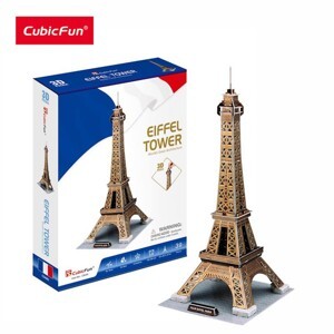 Bộ xếp hình 3D tháp Eiffel Cubic Fun C044H