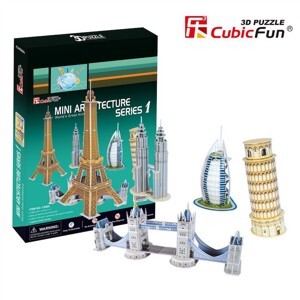 Bộ xếp hình 3D bộ sưu tập Mini Series 1 Cubic Fun C056H