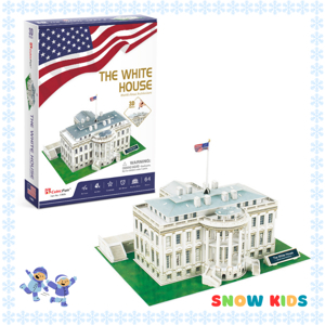 Bộ xếp hình 3D Nhà Trắng The White House Cubic Fun C060H