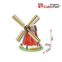 [CubicFun] Mô Hình Lắp Ráp 3D Cối Xay Gió Dutch Windmill S3005 - Đồ Chơi Xếp Hình Cubic Fun
