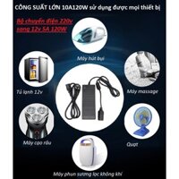 Cục biến đổi điện 220V sang 12V chân cắm tẩu ô tô