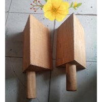 Cục canh bánh xe tải xe khách bằng gỗ, cục chặn bánh xe tải xe khách bằng gỗ cực đẹp, chất lượng,giá 1 cái