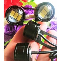 CỰC CHẤT 2 ĐÈN LED ĐÈN TRỢ SÁNG MINI SIÊU SÁNG GẮN CHÂN GƯƠNG XE MÁY XE ĐIỆN ÔTÔ TRANG TRÍ XE DC12V