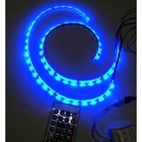 CỰC CHẤT VỚI 2 DÂY ĐÈN LED TRANG TRÍ XE MÁY VÀ ÔTÔ XE ĐẠP ĐIỆN CÓ ĐIỀU KHIỂN CHẾ ĐỘ LED TỪ XA THÔNG MINH