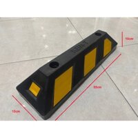 Cục chèn bánh xe ô tô KBN-T bằng cao su dài L55 x W15 xH10cm gắn cố định