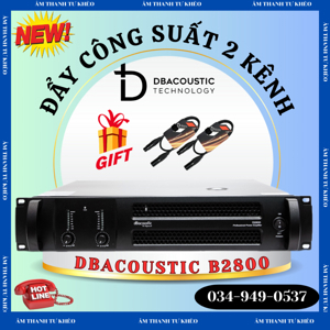 Cục đẩy 2 kênh Dbacoustic B2800