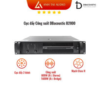 Cục Đẩy 2 Kênh DBAcoustic B2800 Công Suất Khủng 750W Hàng Chính Hãng Bảo Hành 24 Tháng Anh Tài Audio