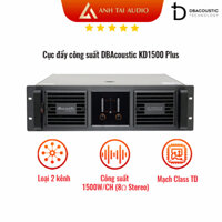 Cục Đẩy 2 Kênh DBAcoustic KD1500 Plus Công Suất Khủng 1500W Hàng Chính Hãng Bào Hành 24 Tháng Anh Tài Audio