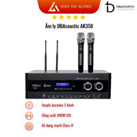Cục Đẩy 2 Kênh DBAcoustic AK350 Công Suất 400W Chuyên Karaoke Gia Đình Hàng Chính Hãng Bảo Hành 24 Tháng Anh Tài Audio