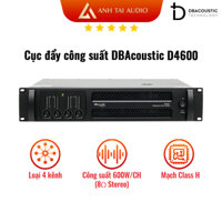 Cục Đẩy 4 Kênh DBAcoustic D4600 Công Suất 600W Mạnh Mẽ Hàng Chính Hãng Bảo Hành 24 Tháng Anh Tài Audio