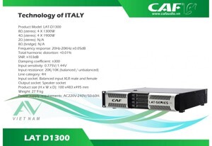 Cục đẩy CAF LAT-D1300