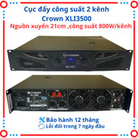 Cục đẩy công suất 2 kênh CROWN XLi3500 hàng cao cấp,nhập khẩu nguyên chiếc ,nguồn xuyến 21Cm .Công suất 1000W/Kênh/8Ohm.