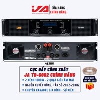 Cục Đẩy Công Suất 2 Kênh JA TD-6002 Chính Hãng 1800W-Nguồn Xuyến-Karaoke Gia Đình, Sự Kiện, Tặng 10M Dây Loa - JA Audio