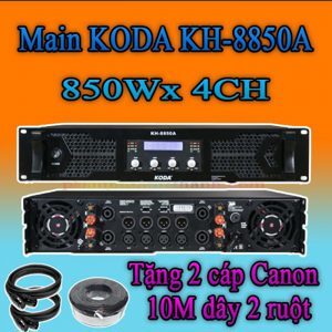 Cục đẩy công suất 4 kênh Koda KH8850A
