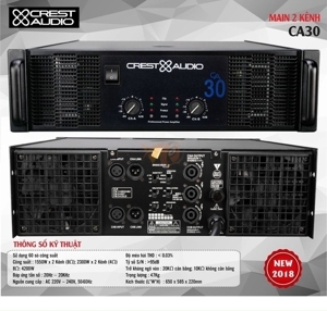 Cục đẩy Crest Audio CA30