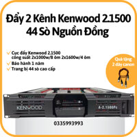 Cục Đẩy Main Công Suất 2 Kênh Kenwood A-2.1500pc, 2x1000w/8 Ôm 2x1600w/4 Ôm - 44 Sò, Nguồn Đồng bảo hành 1 năm