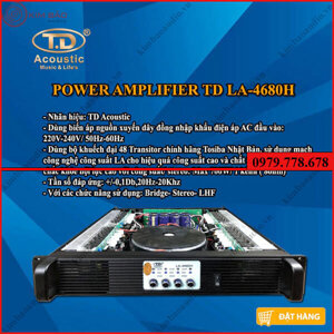 Cục đẩy T.D Acoustic LA-4680H