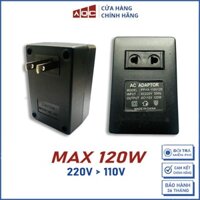 CỤC Đổi Nguồn 220V Sang 110V loại 120W Biến Áp 220V Ra 110V Max 120W Dùng Nhiều Thiết Bị Nội địa sử dụng điện 100V 110V