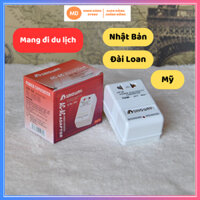 Cục đổi nguồn điện 110v sang 220v mang đi du lịch Singway - Bộ đổi nguồn 220v sang 110v chỉ dùng thiết bị dưới 30W