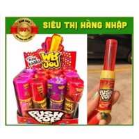 [Cực HOT] 1 Hộp 12 Thỏi Kẹo Son Môi Push Pop Thái Lan (12 Thỏi X 14gram)