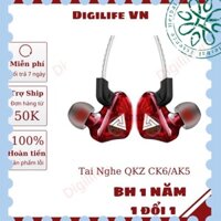 [Cực Hot] [CÓ MICRO] Tai Nghe Có Dây QKZ AK6/CK5 Chống Ồn Chơi Game PUBG Free Fire, Liên Quân, Nghe Nhạc Dance, EDM