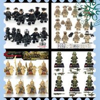 [Cực Hot] [ combo 12 nhân vật ] Bộ đồ chơi lắp ráp lego cho trẻ em lego quân sự cảnh sát bộ đội đặc nhiệm lính la mã s