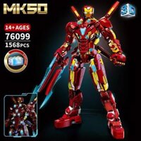 [Cực Hot] Đồ Chơi Lắp Ghép Robot Iron Man 76099,76100 - Phương Tiện Quân Sự 8 In 1 JX90132