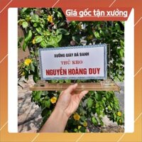 [Cực Hot] kệ tên mica 2 cột mặt biển (12*24), biển mica, bảng tên để bàn mica, kệ tên mica....