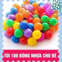 [Cực Hot] Túi 100 Bóng cho bé chơi nhà bóng,quây bóng