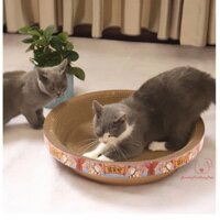 [Cực kì ưa thích]Bàn cào móng cho mèo kết hợp ổ nằm size L-43cm Phụ kiện chó mèo
