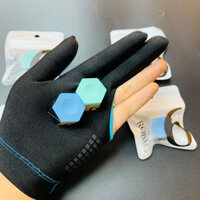 Cục Lơ bôi gậy bi a bida Kamui RoKu, lục giác hai màu không bụi, chống bám bẩn, xanh ngọn