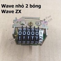 Cục máy Km đồng hồ xe Wave ZX, Wave nhỏ 2 bóng đời đầu