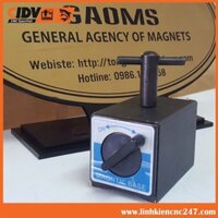 Cục nam châm đế từ có công tắc + tay cầmLực hút 60kg, đế từ nam châm không tay