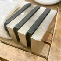 Cục nam châm trắng siêu mạnh 100x50x20mm hút sắt công nghiệp