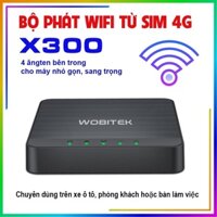 Cục phát wifi 4G X300 chuyên lắp cho ô tô, phòng khách và bàn làm việc, 4 ăng ten ẩn bên trong, sang trọng, nhỏ gọn