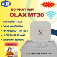 Cục Phát Wifi Di Động 5G LTE OLAX MT30 CHÍNH HÃNG Có Bảo Hành Sóng Khoẻ - Đa Mạng - Có Cổng LAN