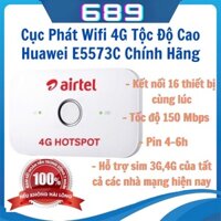 Cục Phát Wifi Huawei E5573C Chính Hãng 4G Tốc Độ Cao 150Mbps Đa Mạng, Thiết Kế Nhỏ Nhắn