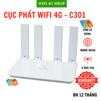 Cục Phát WiFi Từ Sim 4G 5G C310 4 Râu Tốc độ 300Mbps WIFI 6 Hỗ trợ nhiều Thiết Bị Kết Nối Cùng Lúc Bảo Hành 12 Tháng