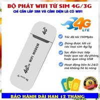 Cục phát wifi từ sim 4G, USB MODEM, USB wifi lắp sim 4G tiện lợi khi lắp trên ô tô (SIÊU RẺ)