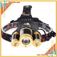 [CỰC RẺ] ĐÈN PIN ĐỘI ĐẦU 3 XML-T6 có zoom