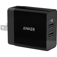 Cục sạc 2 cổng ANKER PowerPort 2 Lite IQ 12W - A2129