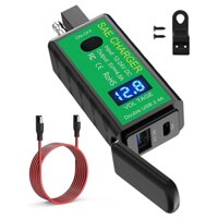 Cục Sạc Điện Thoại Nhanh 12v24v Hai Cổng usb Màn Hình Kỹ Thuật Số Chống Nước Cho Xe Máy
