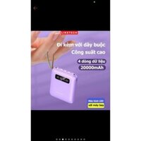 Cục sạc dự phòng 2000mAh tích hợp 4 đầu sạc phù hợp cho mọi loại máy đa năng