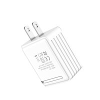 Cục Sạc Hoco C39, 2 Cổng USB, Màn Hình LED, Đầu Ra 2.4A - Trắng - Hàng Chính Hãng